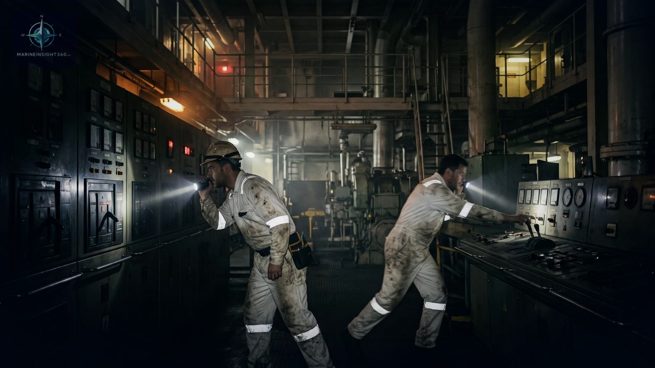 Blackout on Ship: What Initial Steps Should Be Taken?
