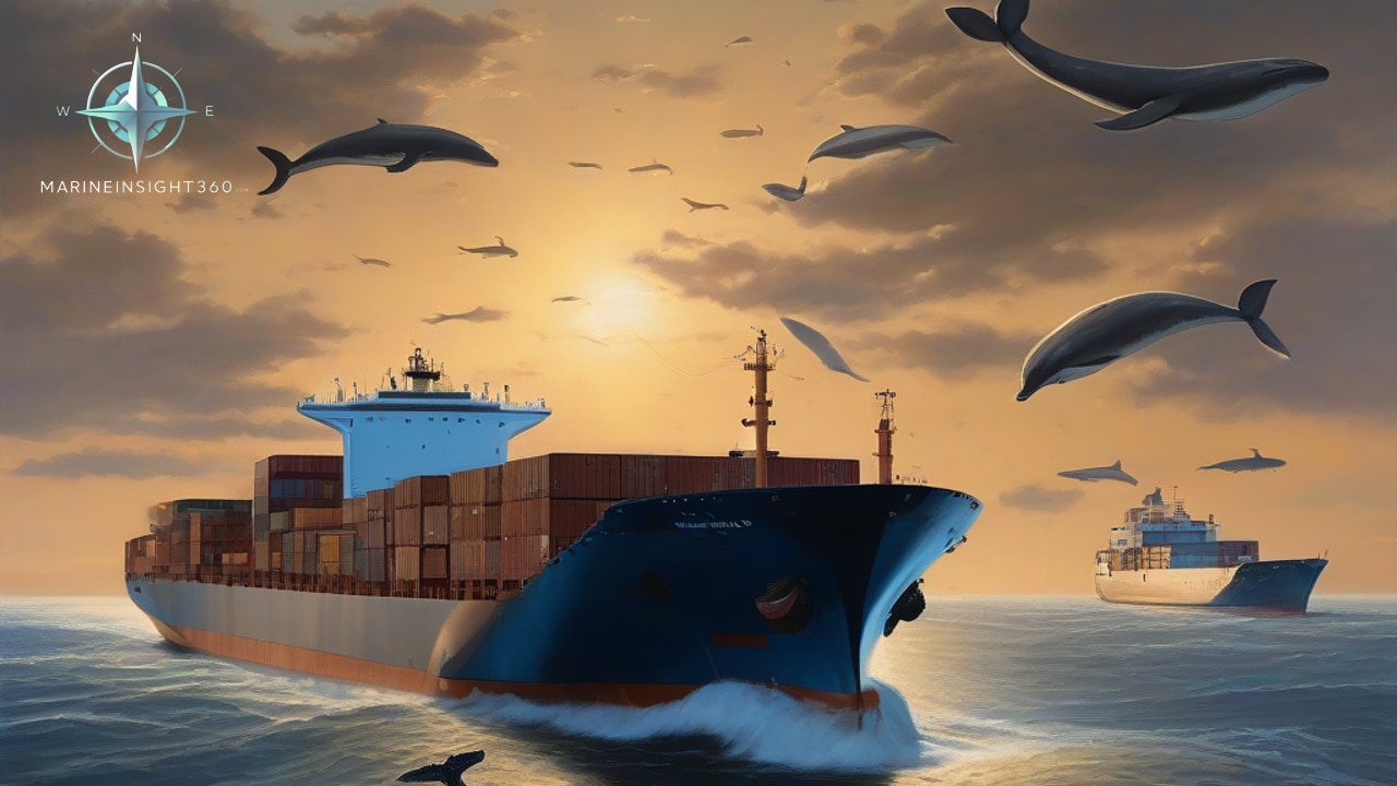 Whale Atlas: Safer Whale Navigation Worldwide illustrated with maritime compliance checks for Marine Insight 360 readers