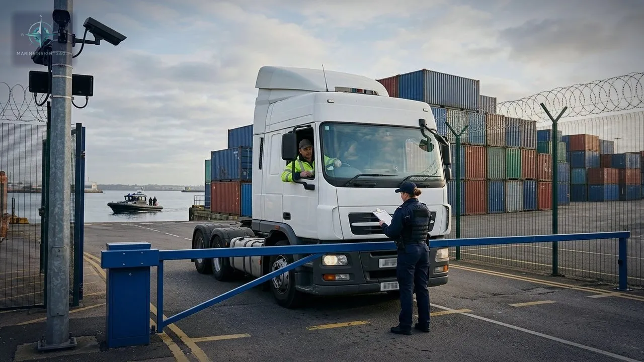 The Importance of Port Security illustrated with ship engine-room equipment for Marine Insight 360 readers